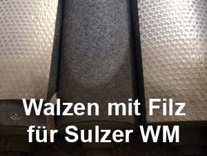 Walzen mit Filz De